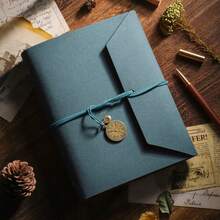 Libreta Vintage, A5 Desmontable - Azul Marino - Ver 1