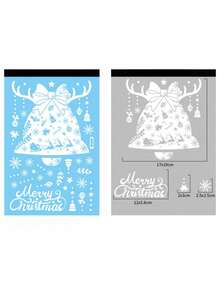 聖誕節diy手工藝品,鈴鹿,雪人聖誕貼紙,聖誕購物中心門窗貼紙