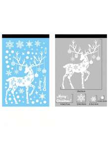 聖誕節diy手工藝品,鈴鹿,雪人聖誕貼紙,聖誕購物中心門窗貼紙