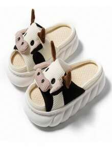 PANTUFLAS DE VAQUITA - Beis - Ver 1