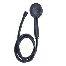 Telephone Watering Can With Hose And Stainless Steel Handle - nero - Visualizzare 1