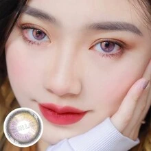 FRESH LADY Freshlady Violette Colored Contact Lenses 1 Year Disposable - Purple - View 4