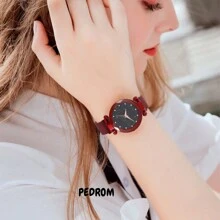 Reloj Relojes Mujer Iman Para Dama Mayoreo Proveedor Diseños - Rojo - Ver 2