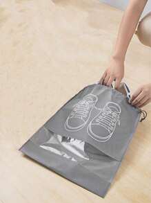 1 件鞋子收纳袋衣柜收纳袋无纺布旅行便携包防水挂袋鞋子收纳袋鞋子收纳袋鞋袋鞋子收纳盒适用于运动鞋运动鞋拖鞋跑鞋旅行必需品旅行配件 - 灰色 - 查看 2