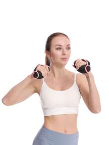 2PCS Hand Weights for Women Men 2lb Soft Dumbbells Walking Weight for Aerobics, Jogging, Running - Multicolor - View 5