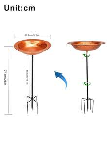 Detachable Outdoor Bird Feeder Spiky Feet - Yellow - View 5