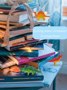 Stomle Family 1 juguete de huevo fósil de dinosaurio, excavación arqueológica hecha a mano, modelo de dinosaurio de bricolaje, juguete de yeso, juguete sorpresa de búsqueda del tesoro hecho a mano, juguete para aliviar el estrés, regalo de Navidad/Acción de Gracias, estilo aleatorio, color y caja de embalaje (el proceso de embalaje y transporte es más probable que se dañe) - Marrón - Ver 3