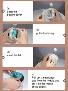 1pc Detachable And Portable Cat Litter Scoop, Suitable For Cat Litter Cleaning In Home - Grey - View 8