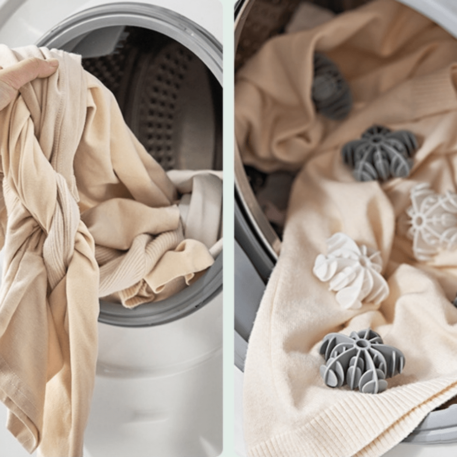 1pc Snowflake Shaped Laundry Ball For Stain Removing, Wrinkle