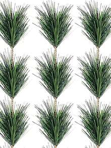 20PCS/30PCS 10CM/3.9 inch Mini DIY Artificial Pine Needle - Green - View 4