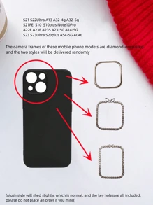 Love Big Love Shape Plush Anti-Fall Phone Case Compatible With IPhone, Galaxy, Moto And Pixel - Pink - View 7