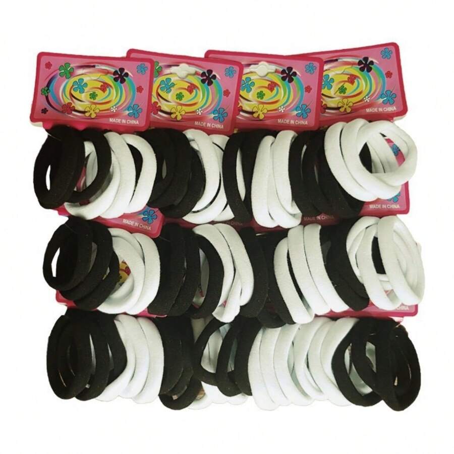 Kids Hair Accessories - 黑與白 - 查看 1