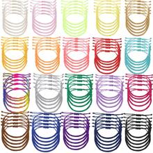 1 Bộ Quà Tặng Vòng Tay Bện Dây May Mắn, Dành Cho Những Người Bạn Thân/Cặp Đôi, Vòng Tay Nhiều Mảnh Nữ Bán Buôn - Hồng - Xem 2