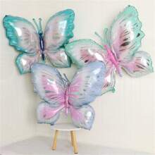 3pcs Butterfly Shaped Balloons,