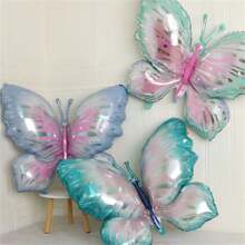 3pcs Butterfly Shaped Balloons,