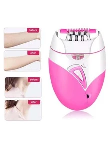 Depiladora Eléctrica Ckeyin Portátil Con Luz, Color Rosa - Rosa - Ver 4