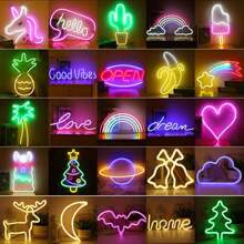 Neon Sign, TREE-SHAPED GREEN LIGHT - Green - View 1