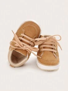 Infant Boys' Solid Color Soft Bottom Sports Shoes For Learning Walking - Yellow - View 5