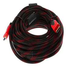 Cable De Video  10 Metros Full HD 1080p para Ps3 Xbox 360 Laptop Pc (10M) - Negro - Ver 1