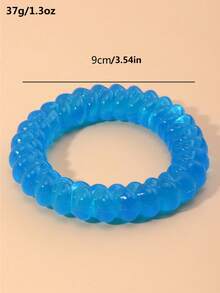1 Vòng mài răng chống cắn cho thú cưng Tpr màu ngẫu nhiên, chỉ dành cho thú cưng - Nhiều màu - Xem 5