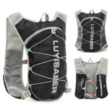 Hydration Vest Backpack 5l For Marathon Runner, Lightweight Running Backpack For Water Bag, Waterproof Sports Storage Bag, Running Hydration Waist Pack, Suitable For Triathlon, Marathon, Hiking, Running (Water Bag Not Included)Sport Bag School Backpack Drawstring Bag Rucksack Basketball Bag Drawstring Backpack Football Bag Sport Backpack College Student For Gym Travel Exercise Yoga Outdoor Outing Cycling Hiking Waterproof Lightweight Large Capacity Portable Accessories