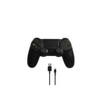 Control inalámbrico recargable compatible con Ps4 más cable de carga Negro - Negro - Ver 1
