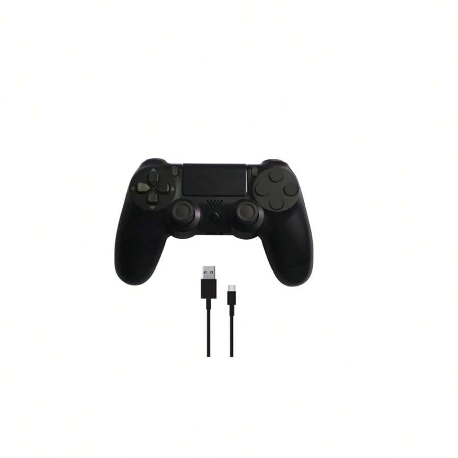 Control inalámbrico recargable compatible con Ps4 más cable de carga Negro - Negro - Ver 1