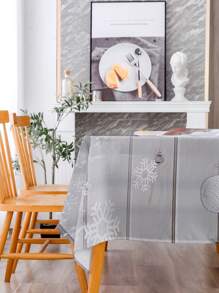 1 件聖誕主題印花桌布 - 多顏色 - 查看 4