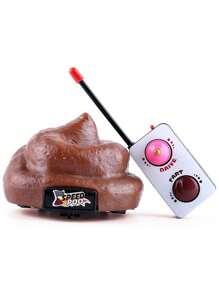 Remote Control Farting Poop Toy - Apricot - View 1