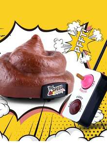 Remote Control Farting Poop Toy - Apricot - View 4