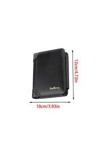 1pc Men's Multilayer Design Wallet, Cardholder Large Capacity Multi-Card Slots, Business Casual Style, Birthday Gift, Graduation Gift, Father's Day Gift