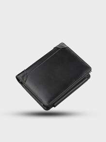 1pc Men's Multilayer Design Wallet, Cardholder Large Capacity Multi-Card Slots, Business Casual Style, Birthday Gift, Graduation Gift, Father's Day Gift