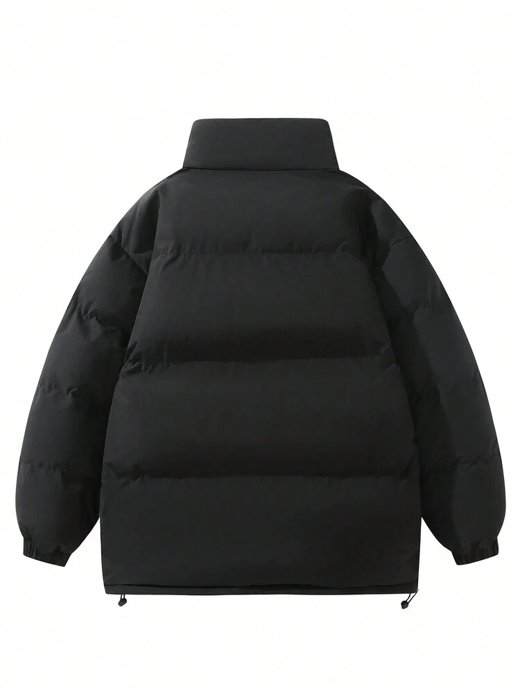 Men's Thickened Stand Collar Padded Coat, Casual Style | SHEIN USA