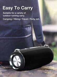 kasinuo Wireless Speakers, Outdoor Portable Subwoofer Speaker BT5.0, Built-in Mic, Waterproof IPX 5, Wireless Speaker, Dual Pairing,1800mAh Battery, 10 Hours Playtime Loud Stereo, 10W, Max20w Booming Bass