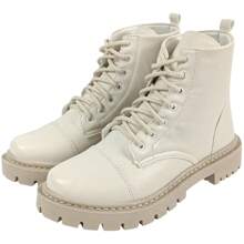 Women Pant Boots - Màu be - Xem 3