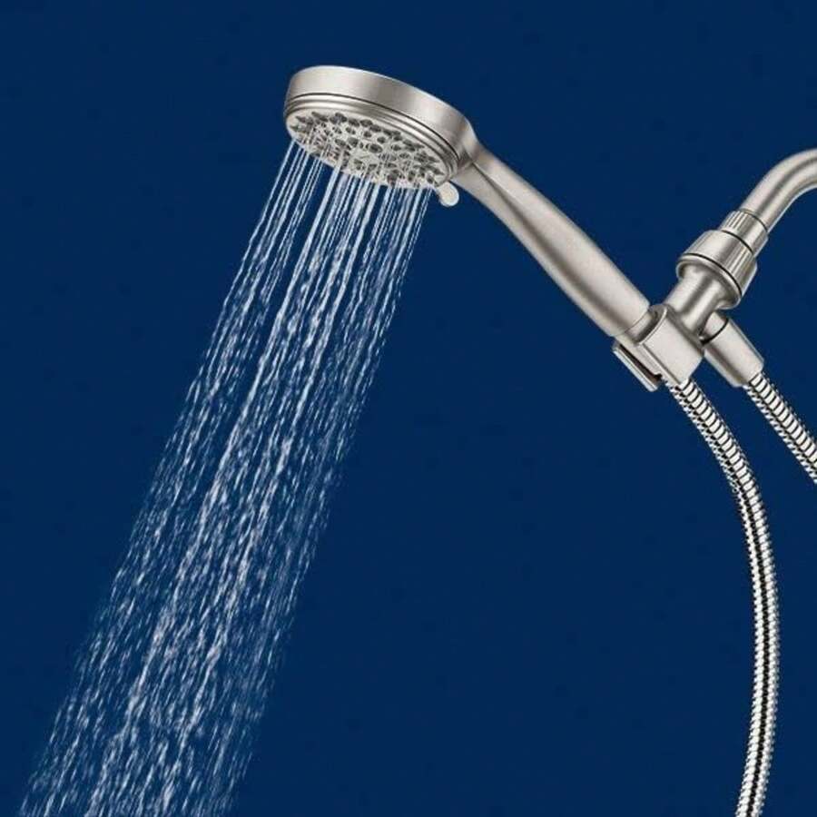 Ignite Spot Resist Brushed Nickel Hand Held Shower Head Package With 2.