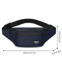 新款時尚男士大容量防水胸包,多功能運動休閒騎行腰包,時尚橫跨單肩包