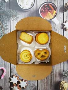 3Pcs Yellow Small Gift Boxes Empty Gift Box with Ribbons Cute Decorative Box For Friends, Children, Birthday, Wedding, Party, Cookie, Chocolate, Candy - Yellow - View 6