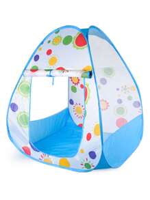 1 Stück blaues Kinderzelt Ballbad, faltbarer Ballpool mit Baby Spielzeug Zelt für Kinder von 3-12 Jahren, Babyzelt, Ballpool Baby, Trampolin Zelt, Zelt, Kinderzelt, Zelt für Kinder