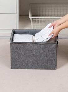 1 件带盖和手柄的拉链衣服织物收纳盒，大容量衣服篮，毯子，被子，玩具，家庭衣柜收纳盒，节省空间的衣柜收纳盒，卧室，家庭，宿舍，卧室配件装饰品装饰节日装饰房间装饰家居装饰卧室装饰礼服裤子鞋子牛仔裤靴子裙子卧室，收纳盒，家庭收纳，女式白色 T 恤，女式黑色裤子，女士冬装，连衣裙， - 灰色 - 查看 7