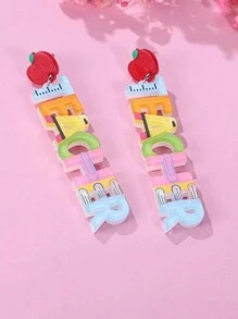 1 Pair Fashion Teacher's Day Earrings, Gift For Friends/Teachers