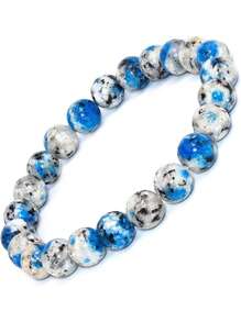 DAZCOLO 1入珠寶戴品,波西米亞極簡風格,自然8mm寶石串珠手鍊-女士度假、聚會、節日裝扮完美之選 - 彩色 - 查看 21