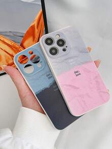 2 chiếc vỏ điện thoại Tpu kết cấu mờ tương thích với iPhone, chống rơi và chống va chạm với hoa văn in đầy màu sắc; Tương thích với Iphone 15/15 Pro/15 Plus/15 Pro Max - Nhiều màu - Xem 2