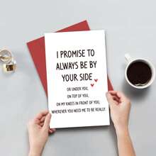 1 tấm thiệp kỷ niệm vui nhộn dành cho anh ấy, thiệp mừng sinh nhật ngày lễ tình nhân vui nhộn dành cho chồng bạn trai, thiệp giáng sinh dành cho anh ấy, thiệp sinh nhật cá nhân, giáng sinh - Nhiều màu - Xem 4