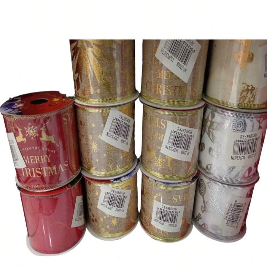 Listones para moños navideños - Multicolor - Ver 1