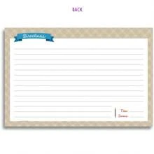 20 Piezas/50 Piezas Tarjetas De Receta De Frascos De Albañil A Doble Cara, 4x6 Pulgadas - Multicolor - Ver 5