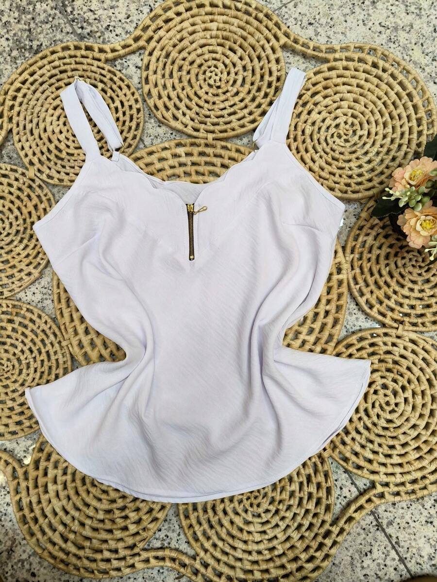 Women Tank Tops & Camis - 白色 - 查看 1