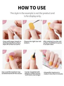 1pc Christmas Element Nail Art Sticker For Quick Manicure, Light Red Santa Claus & Snowman Design - Multicolor - View 8