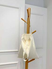 1 Pieza Bolso De Mano De Mujer Con Estampado De Arcoíris - Beis - Ver 2