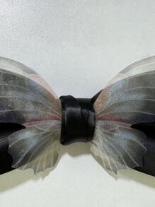 New Fashion Personalized Bow Tie For Men/Women, Perfect For Weddings, Parties, Business Meetings, Performances. Comes With A Gift Paper Box. Available In Single Pack - Black - View 2